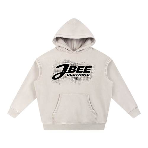J🐝 2026 Snow Wash Fleece Oversize Hoodie •Black (3 colors)