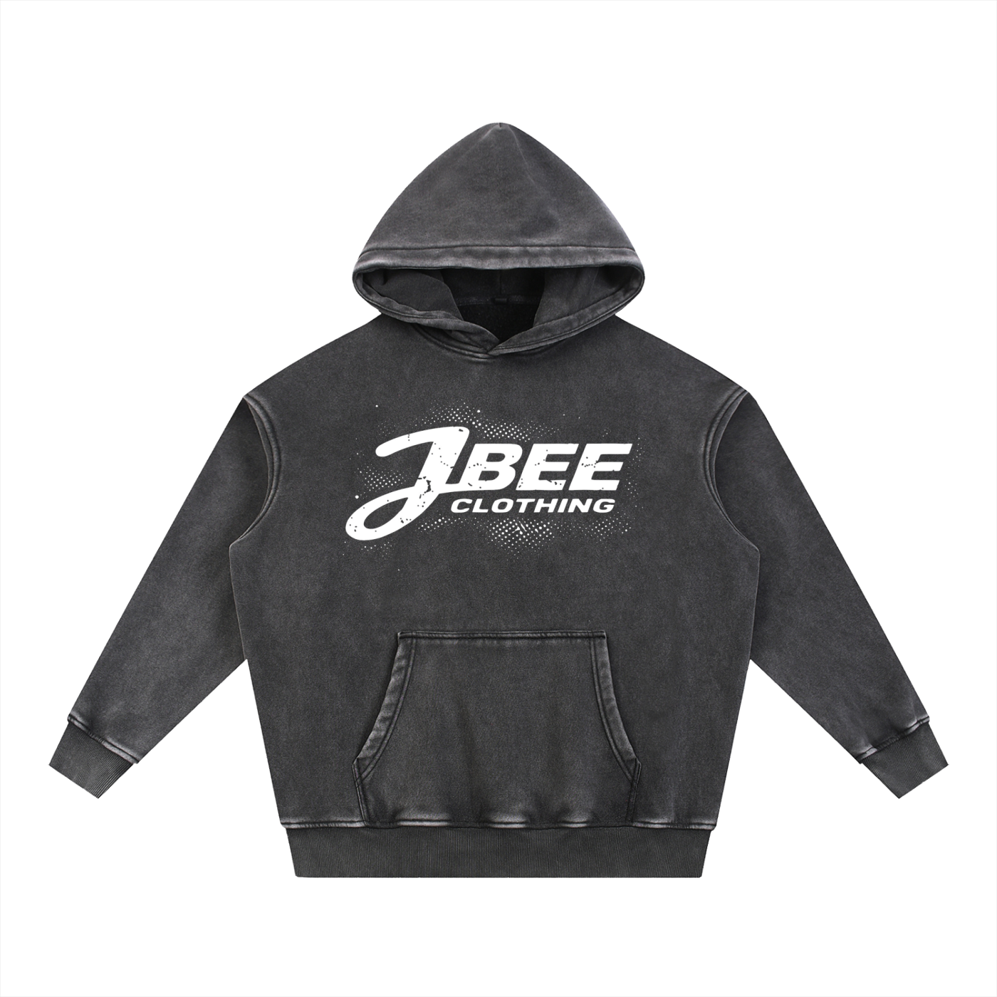 J🐝 2026 Snow Wash Fleece Oversize Hoodie •White (4 colors)