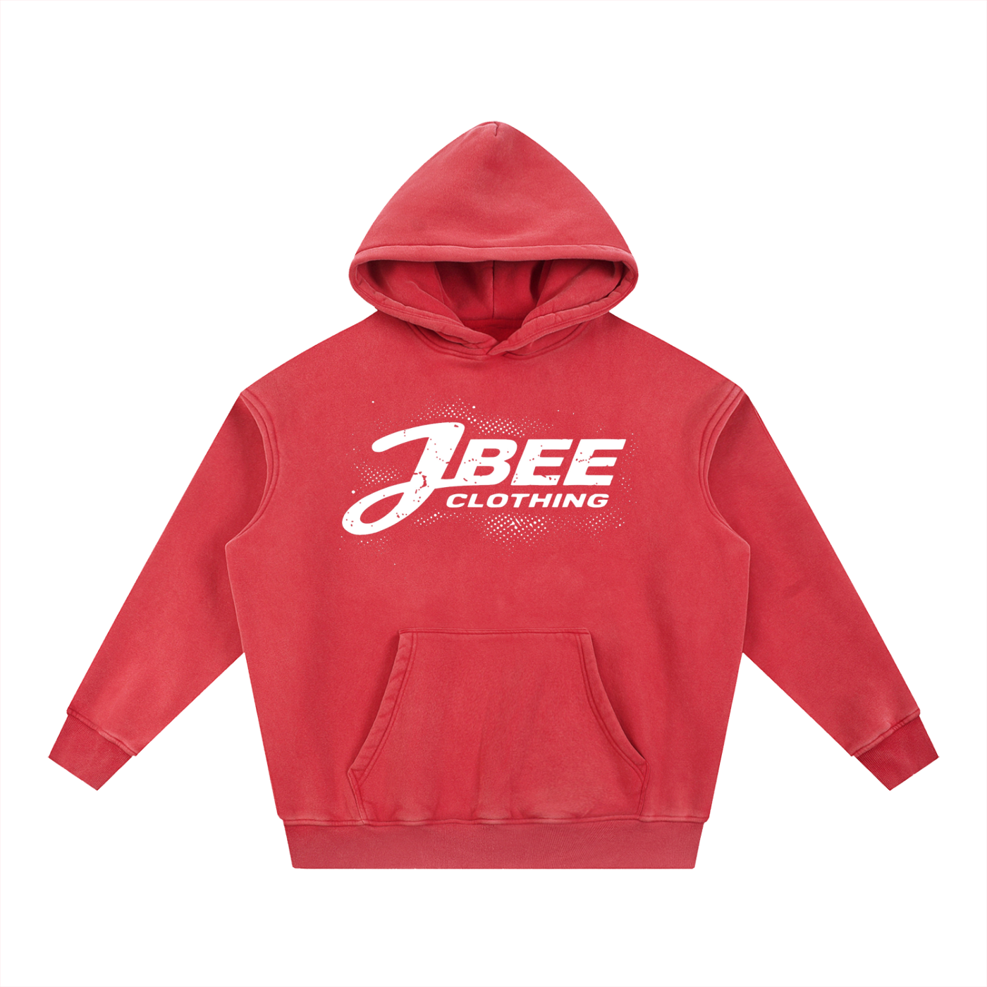 J🐝 2026 Snow Wash Fleece Oversize Hoodie •White (4 colors)